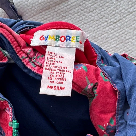 Reversible Rainbow Tag Gymboree Jacket